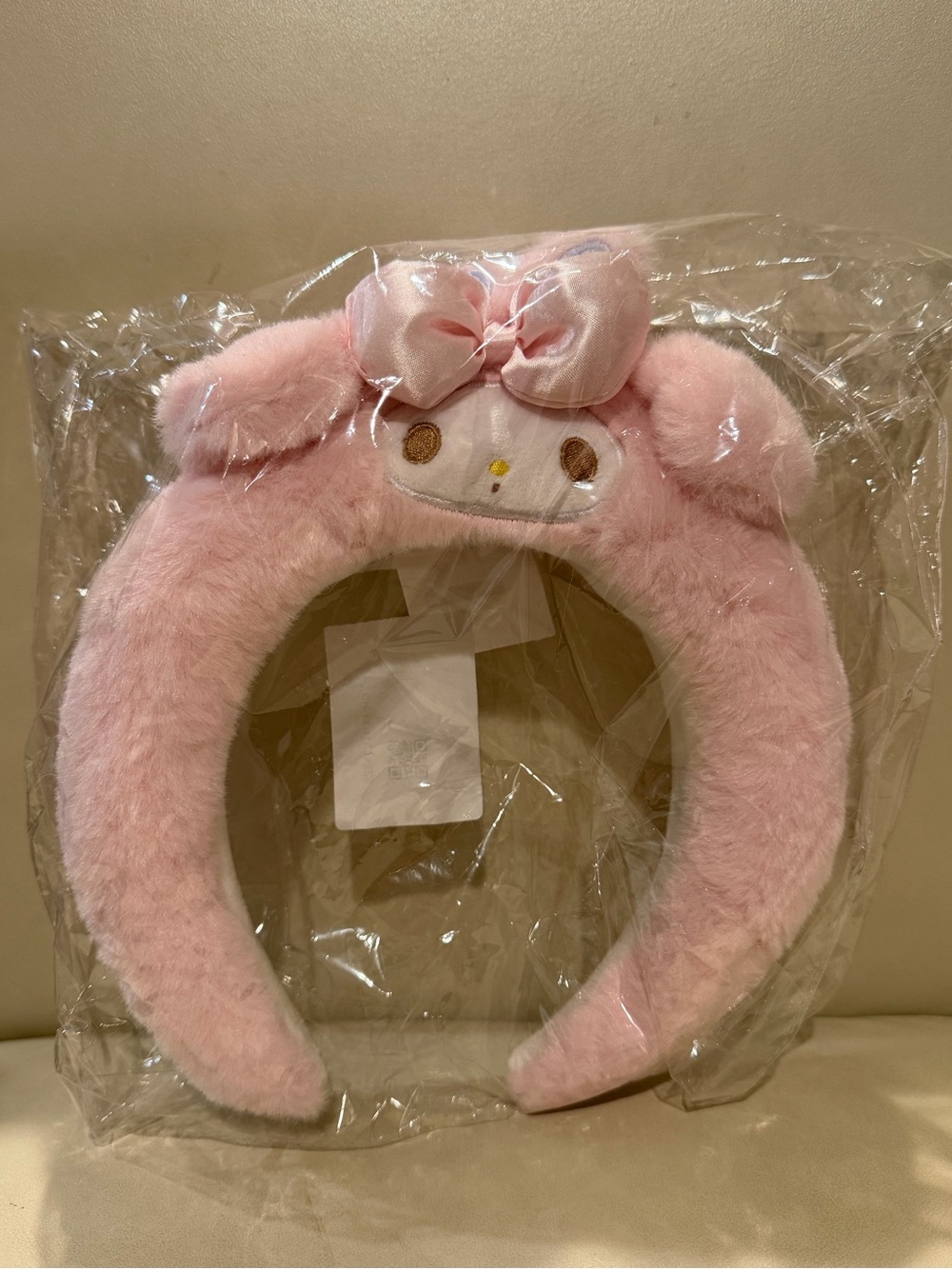 My Melody Plush Pink Headband with Bow
